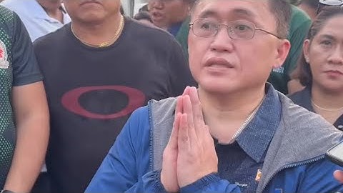 De oproep van senator Bong aan de regering: "U hebt de middelen... Herstel de normaliteit ONMIDDE...