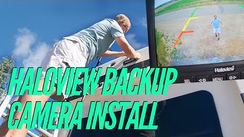 RV Backup Camera Install: Haloview RD7P