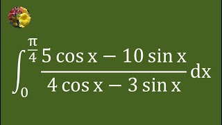 2nd method to evaluate the definite integral using algebraic manipulation (Mis 3259A)