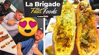 La BRIGADE tombe LOVE de ces SANDWICHS FRITS (Marathon Fast Food Part 2) - VLOG #932