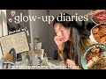 GLOW-UP DIARIES ✨releasing anxiety, self-care, journaling &amp; cooking nourishing vegan meals🌱mtl vlog