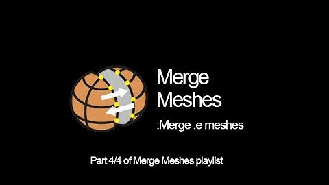 Merge edges from two meshes