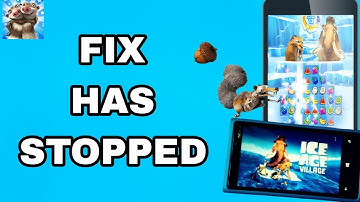 How To Fix And Solve Has Stopped On Ice Age Village App | Final Solution