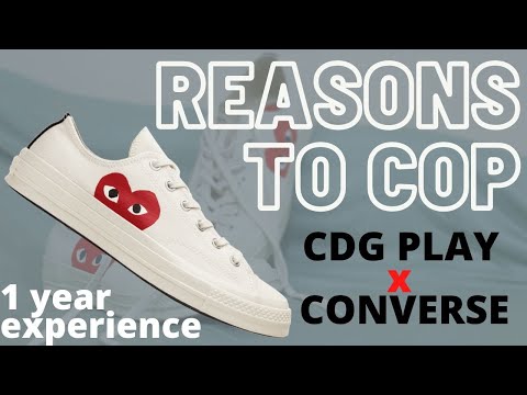 cdg converse sizing