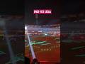 INDIA vs USA 🇮🇳🇺🇸 | Light Show 🔥🔥 #wankhedestadium #shorts #ytshorts #lightshow