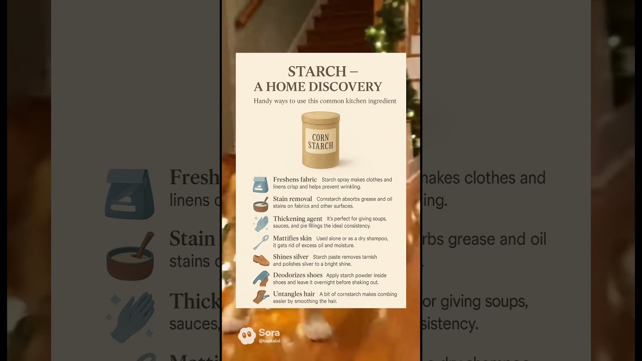 STARCH: The Surprising Kitchen Hack You Never Knew!