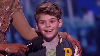 Merrick Hanna AGT semi final Robotic Performance and Judges Comments America's Got Talent 2017