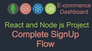 React and node JS project #12 Complete Signup Flow