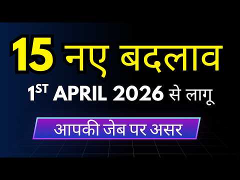 Income Tax Changes From 1st April 2026, नए नियम लागू | Budget 2026| Income Tax Act 2025|