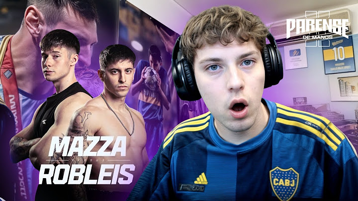 DAVOO XENEIZE REACCIONA A LA PELEA DE MAZZA VS ROBLEIS