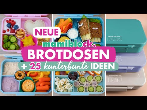 25 schnelle & kunterbunte Ideen für die Brotdose 😋🥯| Kindergarten & Schule | mamiblock @mamiblock