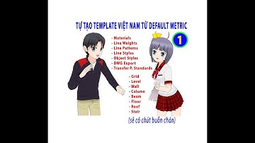 Revit KT Tự tạo TEMPLATE kiểu VIỆT NAM từ Default Metric - PHẦN 1