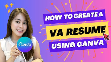 How to create a winning Virtual Assistant Resume in Canva: Step-by-Step Tutorial #onlinejobs #va