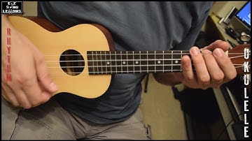 Despacito - Luis Fonsi ft. Daddy Yankee [Rhythm Ukulele Cover/Lesson With TAB/Score]