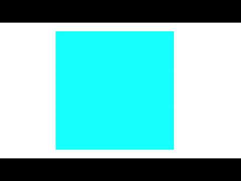 Cyan Square White Background Right To Left - YouTube