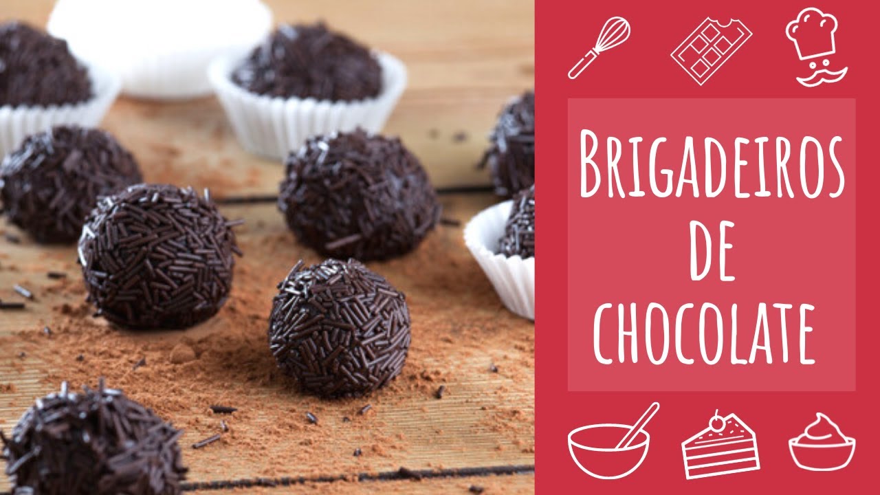 Brigadeiros de chocolate