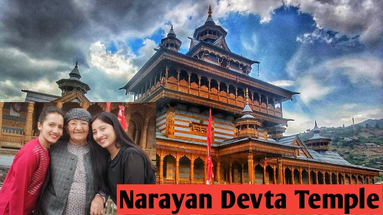 Narayan Devta ka Sundar mandir😍🙏|| Nawar Valley|| पहाड़ी Girl's|| Simran & Sakshi|| #40vlog
