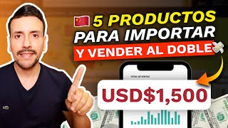 5 PRODUCTOS RENTABLES para COMPRAR BARATO en CHINA y VENDER CARO 2024 💸