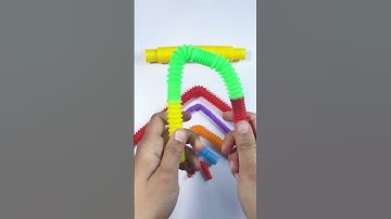 Boxing Pop-tube Robot Create ASMR #robot #asmrsound #satisfyingasmr #relaxationsound #poptubes