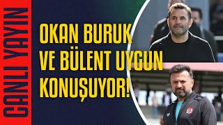 CANLI | Galatasaray şampiyonluğa koşuyor! Okan Buruk ve Bülent Uygun konuşuyor.