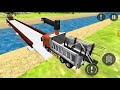 Excavator Crawler Crane and Construction Truck for Kids I Railway Bridge Repair