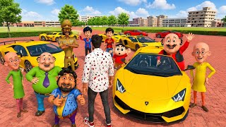 Motu Patlu vs Shinchan Luxury Car Challenge 🚗 | Indian Theft Auto 3D Gameplay screenshot 4