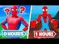 I gave 5 *FORTNITE BUILDERS* 1 Hour to Build me SPIDERMAN...