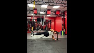 You thought you’d seen every TRX core move? Respectfully… no.