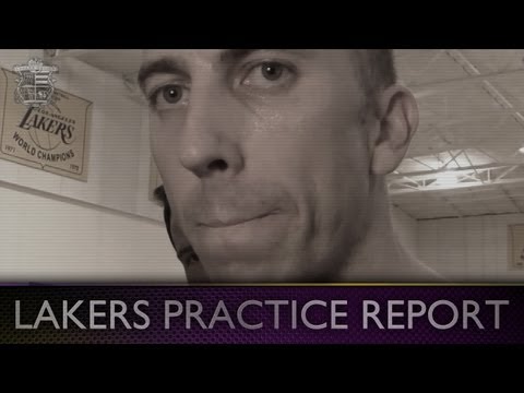 Lakers Practice: Steve Blake On His Injury, Team Sacrifice and D'Antoni's System