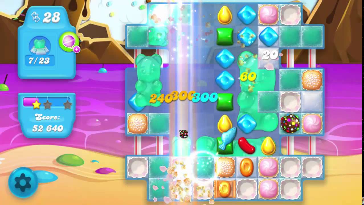 Candy Crush Soda Saga - World 1, Soda Springs : How to Pass a Level 30 with One Life to Live
