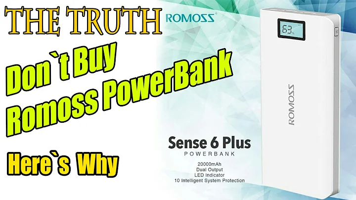 Don't Buy Romoss Sense 6 Plus Unboxing + Review + Test