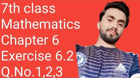 class 7th exercise 6.2 Q.No.(1,2,3),7class math exercise  unit 6,iqbal sun series syllabuse