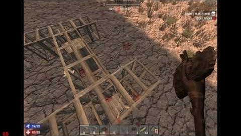 7 Days to Die Alaph 15 Insane ,Always run, Feral, Very high spawn, One life , Gameplay part2