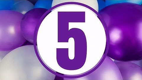 TIMER 5 SECOND | NO COPYRIGHT VIDEO 4K WITH SOUND | #greenscreen #quiz #countdown #animation #gk