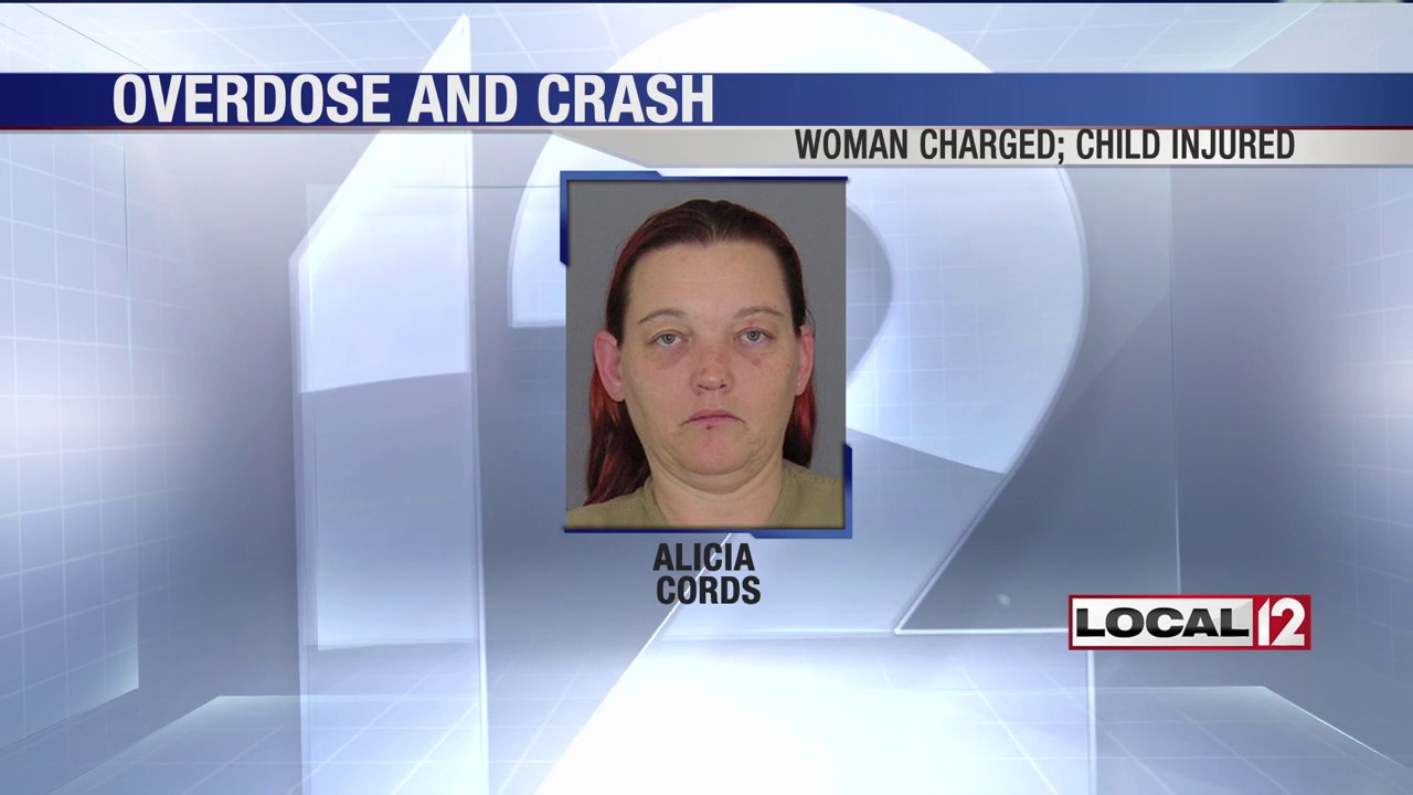 Woman accused of overdosing on heroin and crashing car - YouTube