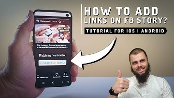 How to Add Links to Facebook Story? 2023 New Easy Tutorial I Fast way I Android I iPhone