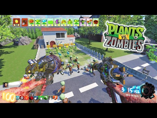 PLANTS VS ZOMBIES - CITY OF CHAOS ☆ Call of Duty Zombies (Zombie Games) 