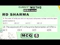 Class 10 CH-1 (RD SHARMA) MCQ | Part-5 | SEBA board | HSLC