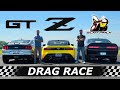 2023 Nissan Z vs Mustang GT vs Dodge Challenger Scat Pack // DRAG & ROLL RACE