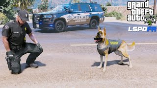 GTA 5 LSPDFR Blaine County Sheriff K9 Unit Live Patrol