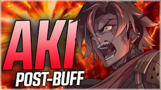 AKI POST-BUFF (HE CAN WIPE OUT AN ENTIRE ENEMY TEAM WITH 4 TIMES SOULBURN) - Epic Seven
