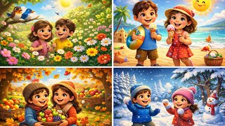 4 Stinet E Vitit - Këngë Për Fëmijë