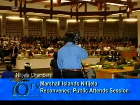 Marshall Islands Nitijela Reconvenes; Public Attends Session - YouTube