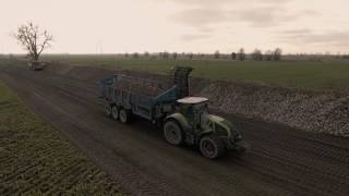 Transbordeur à betteraves brochard 50m3/ sugar beet cart brochard 50m3