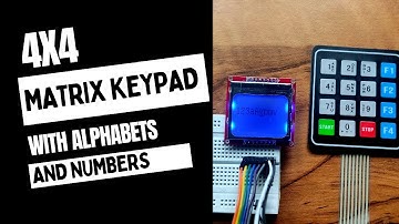 Interfacing 4x4 matrix keypad with arduino to support alphanumeric keys #nokia #arduino #5110