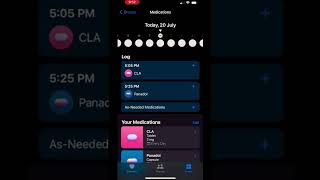 Track Your Medications with your iPhone! #iphone #ios16  #tipsandtricks screenshot 2