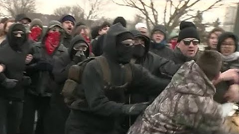 Clashes lead to arrests during Spencer event at Michigan State