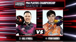 2024 PBA Players Championship | Match 3 Bill O'neal VS Ryan Barnes