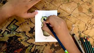 The Satire Art Tutorial 4 - Colouring The Catcus