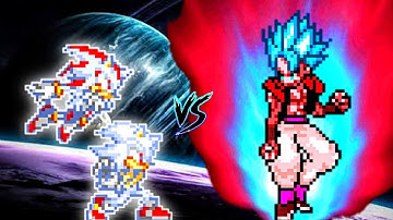 Shadow OP (all form) & Sonic Chaos OP (all form) VS Gogeta OP (all form) in Jump Force Mugen😱